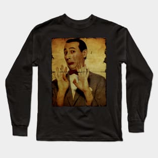 vintage pee wee Herman Long Sleeve T-Shirt